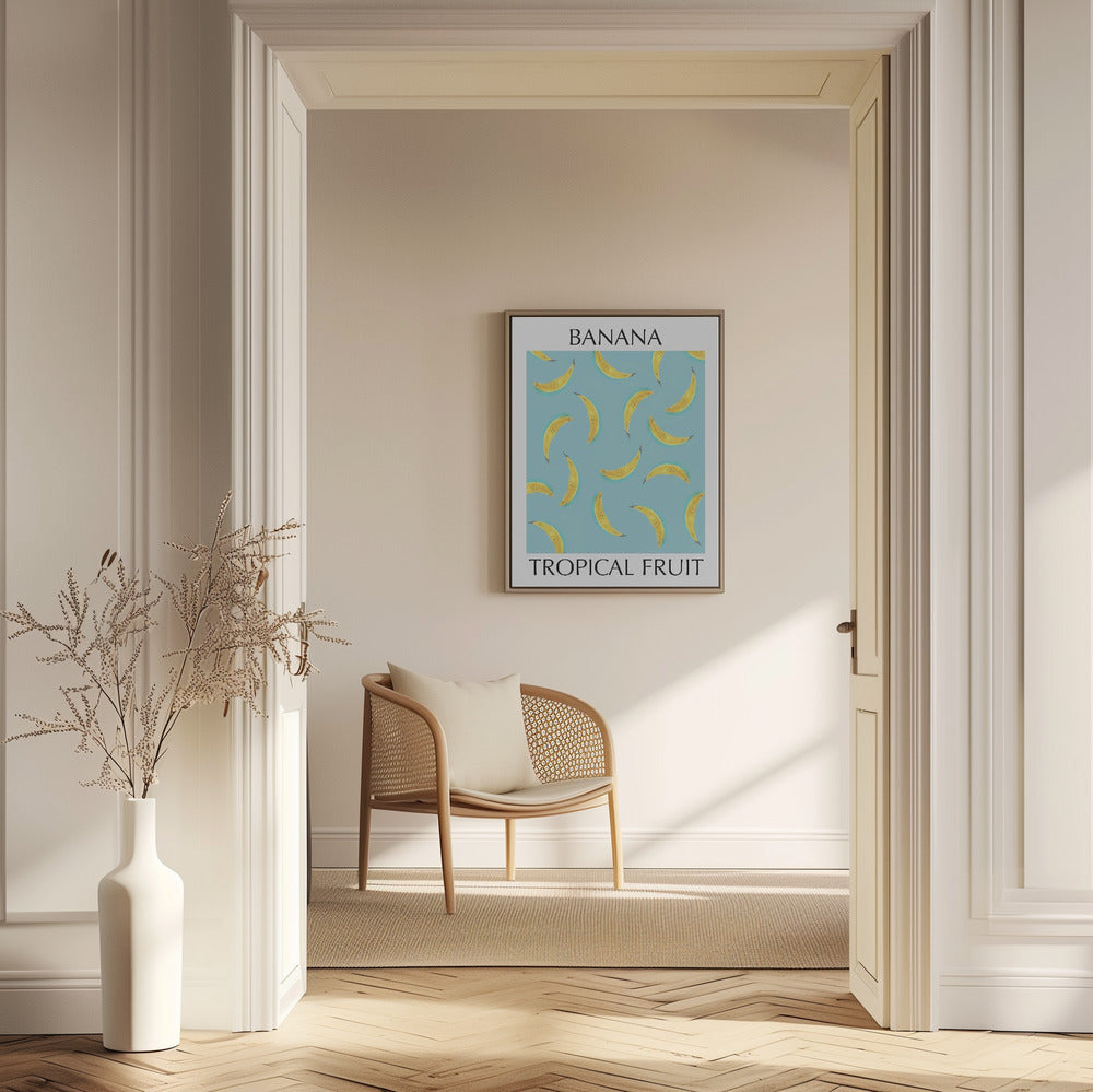 Banane Tropische Früchte Poster