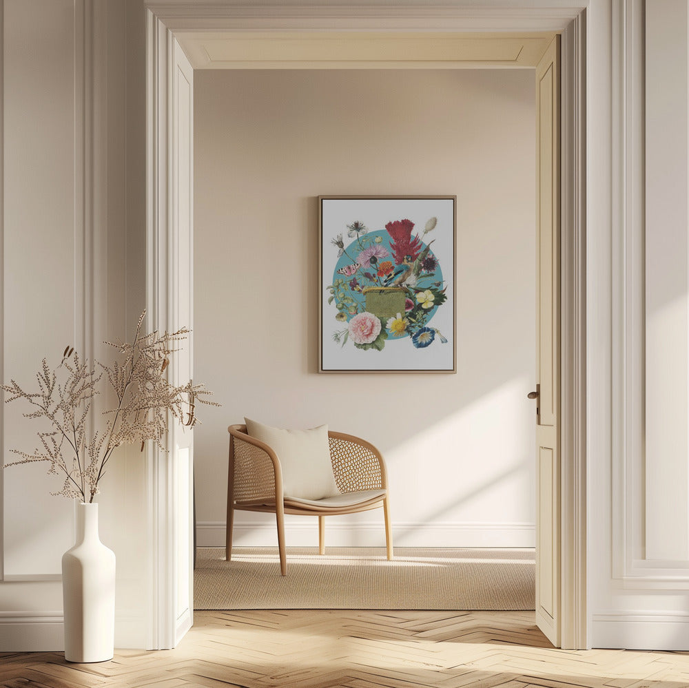 Färgglad blomharmoni | Poster