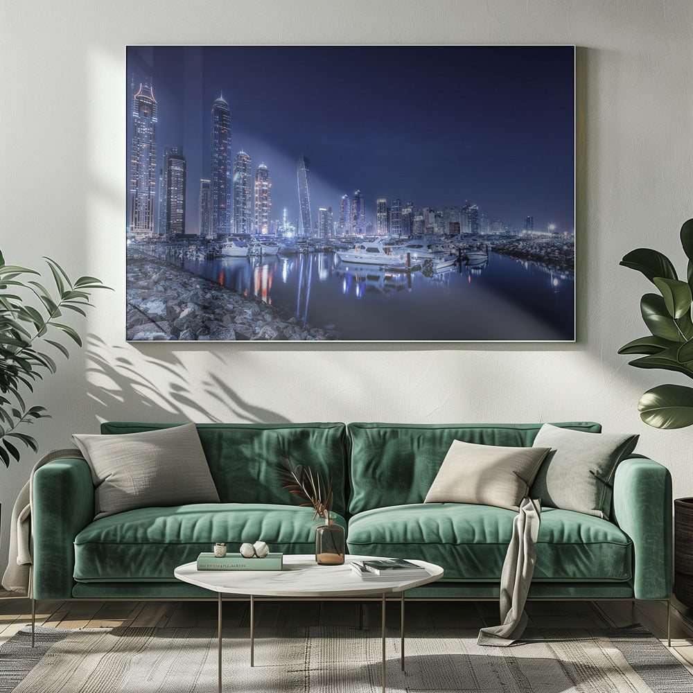 Blauwe Nacht | Canvasprints