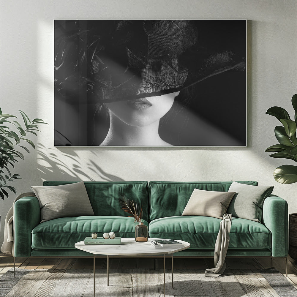 Das Mädchen mit dem Hut | Leinwand-Bilder