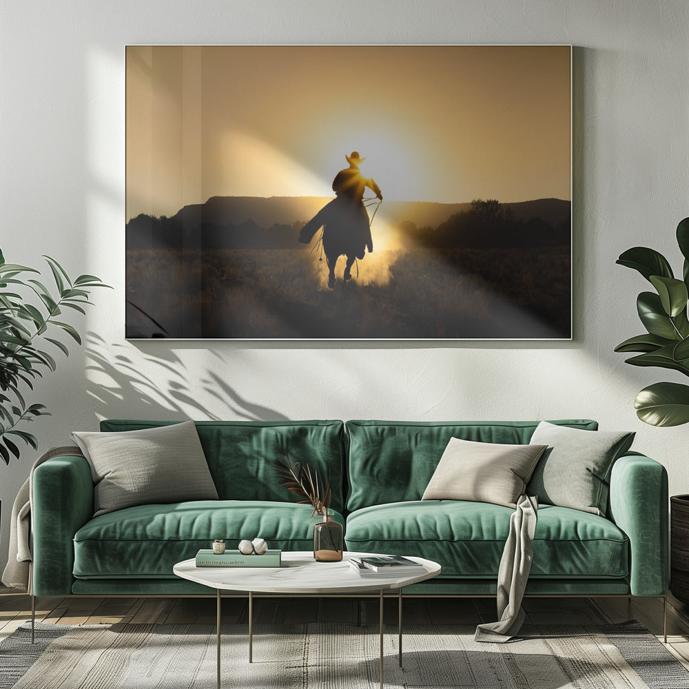 Il Cowboy | Stampe su Tela