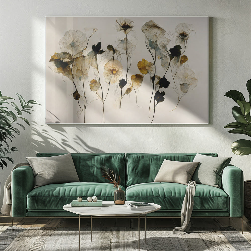Vackra torkade blommor | Canvas
