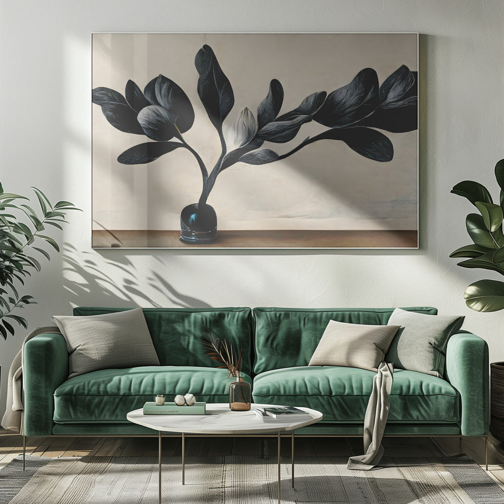 Sort Magnolia | Lærredsbilleder