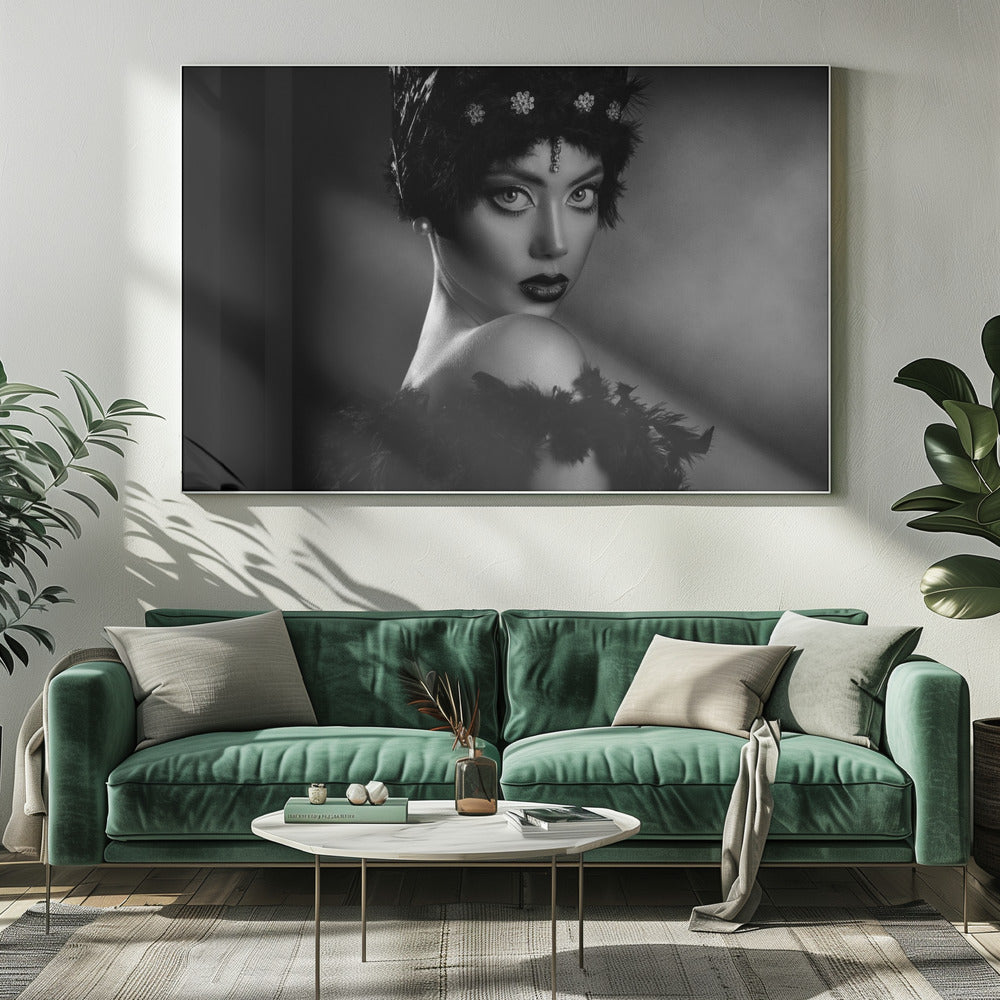 Anita in black | Canvas