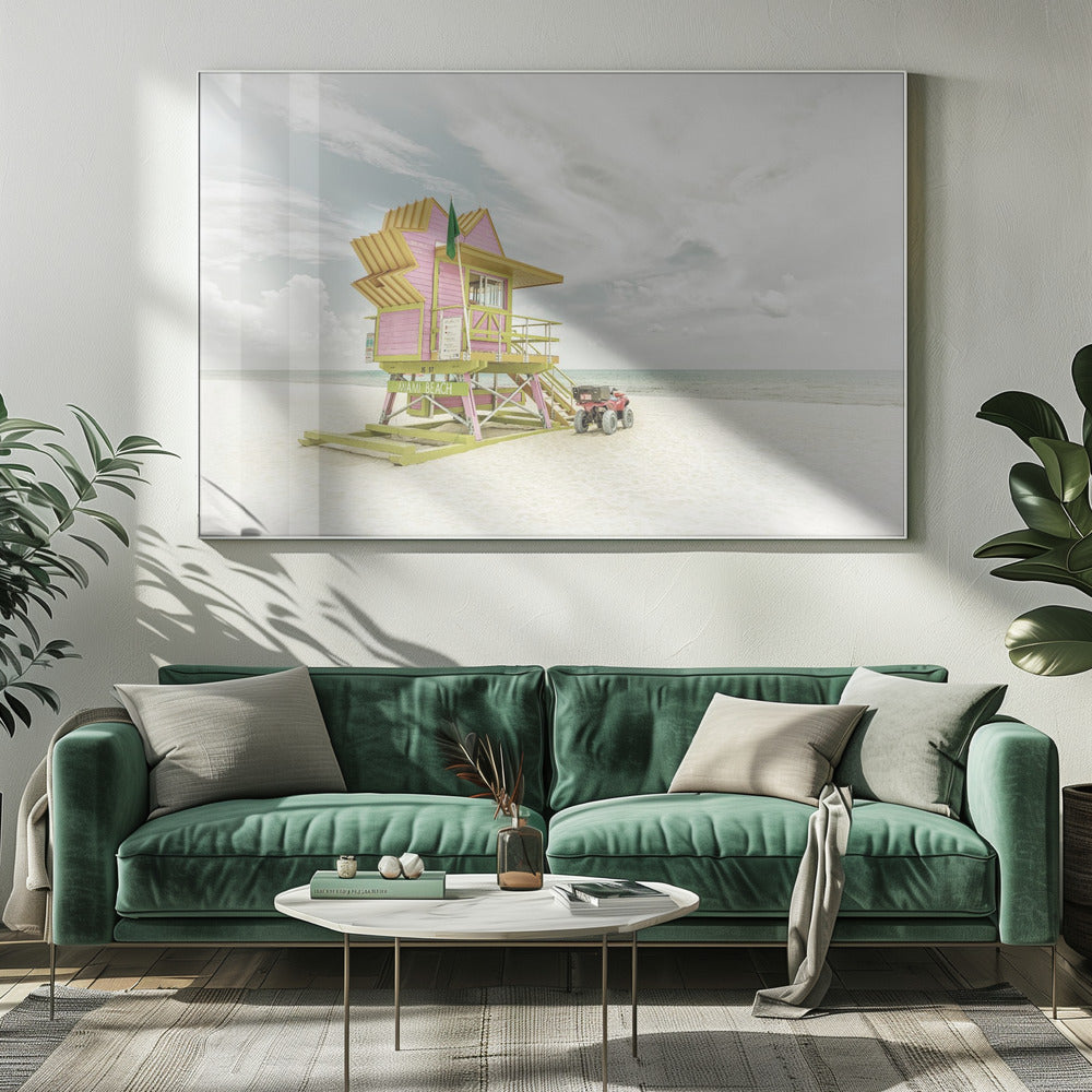 MIAMI BEACH Vintage Florida Flair | Canvasprints