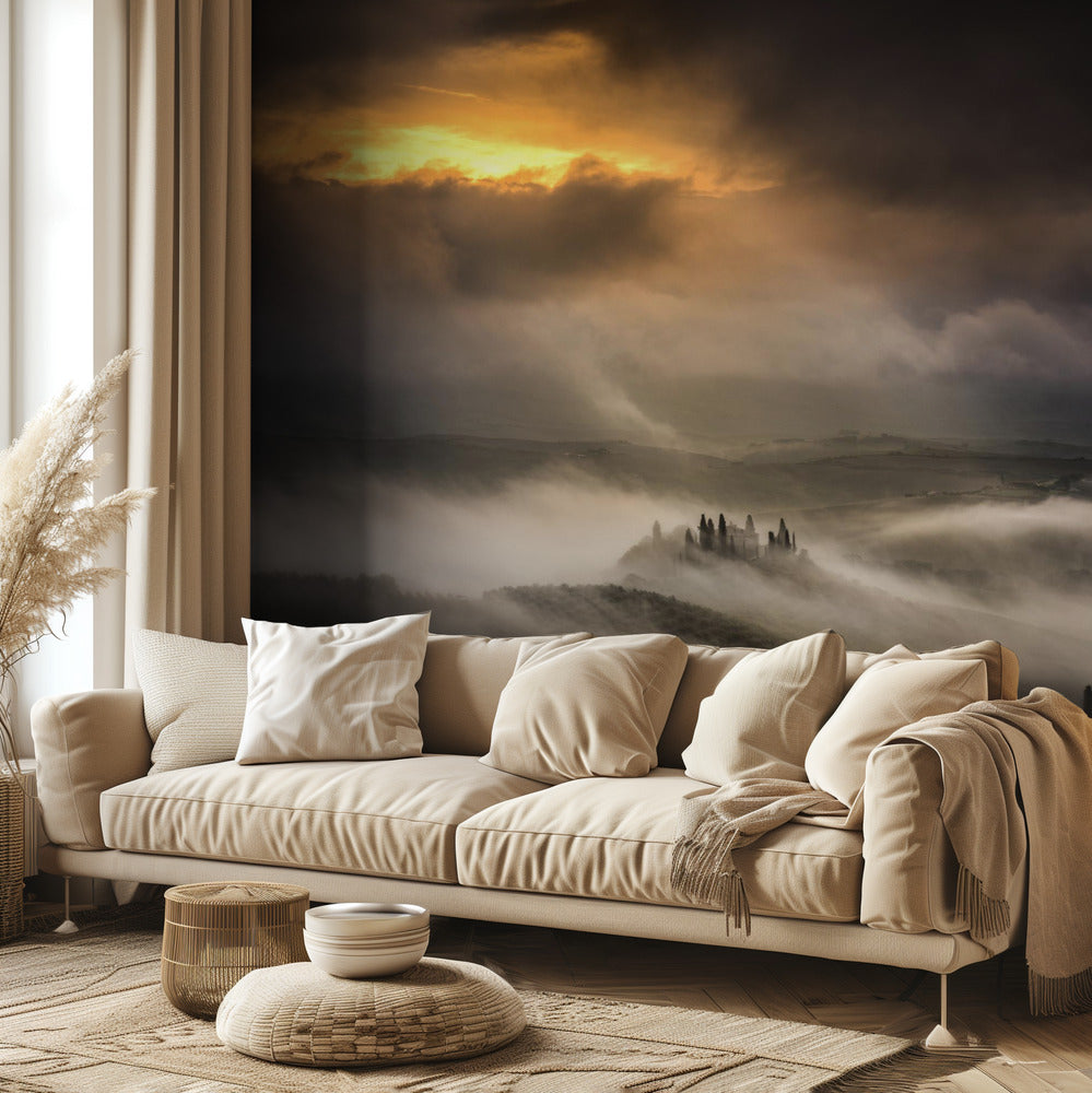 Vagues de brouillard | Papier Peint Photo