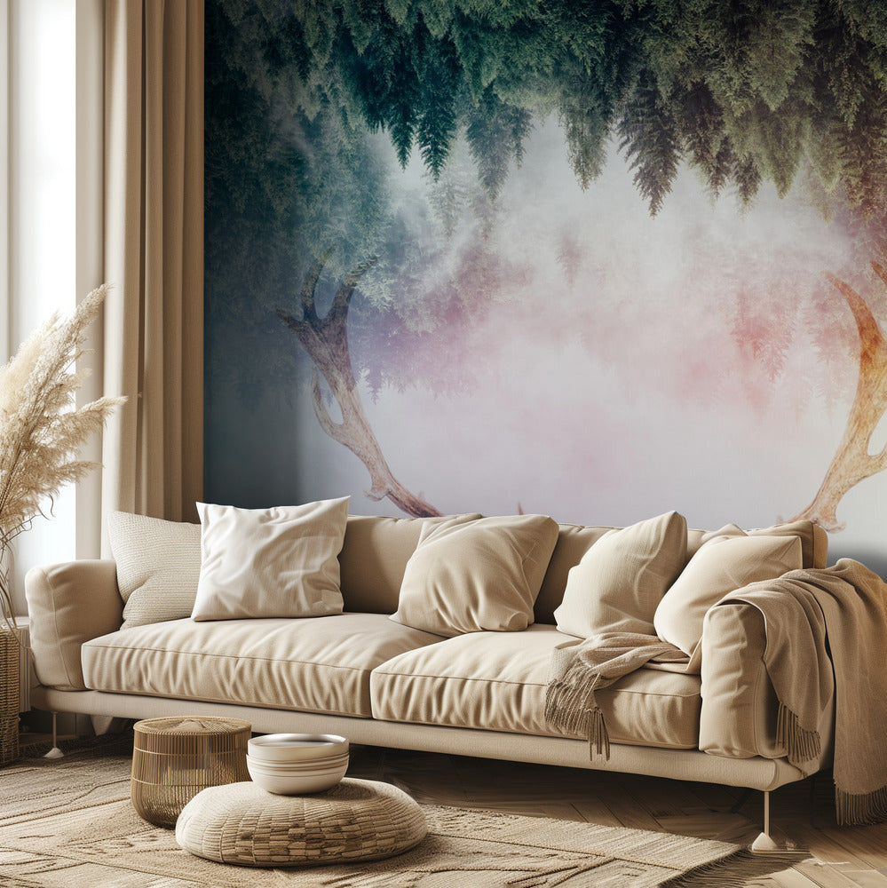 Bois de cerf | Papier Peint Photo
