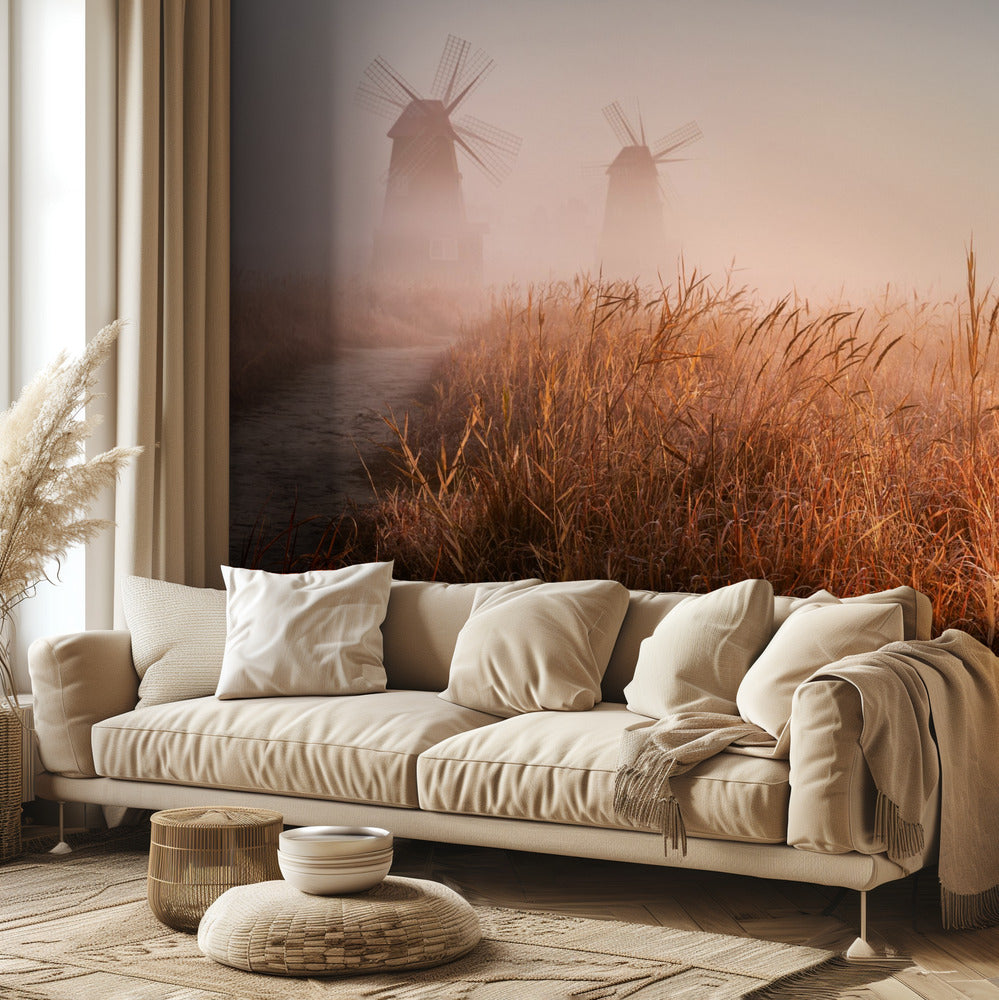 Brume matinale | Papier Peint Photo