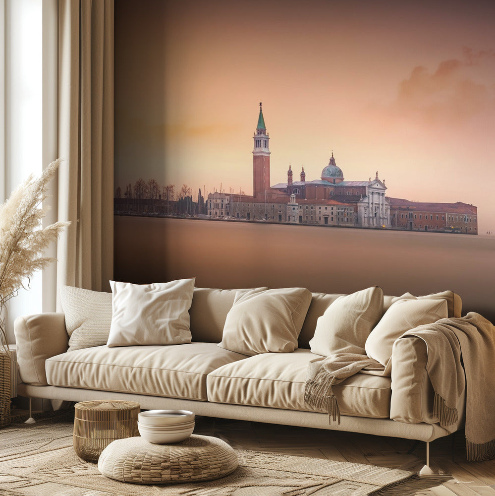 Venezia rosa soloppgang | Fototapet