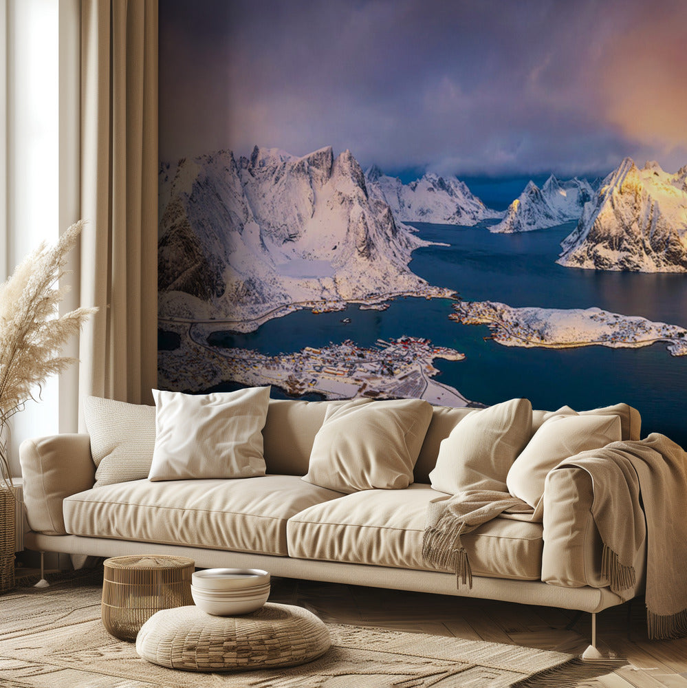 Buongiorno, Lofoten | Carta da Parati Fotografica