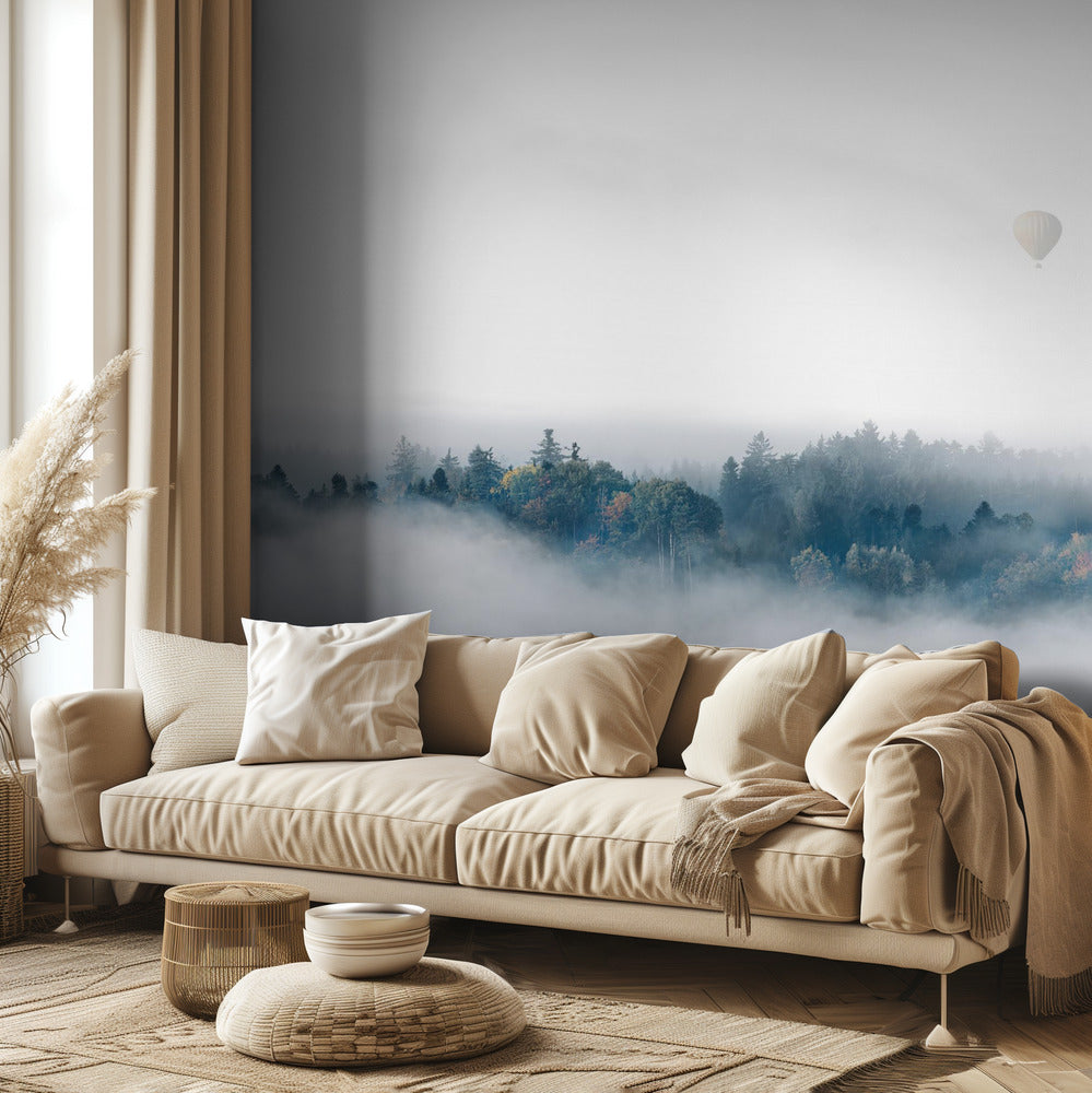 Sorpresa matutina brumosa | Papel Pintado Fotográfico
