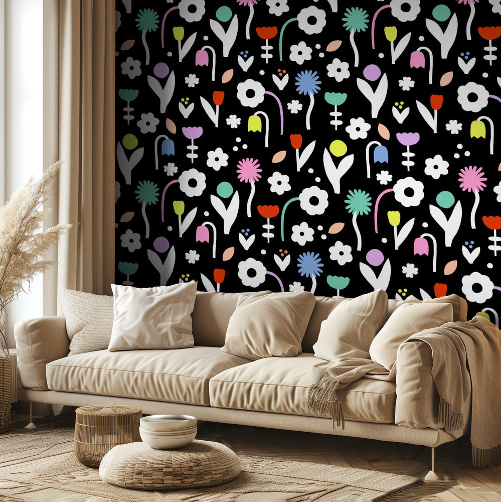 Blumen (Musterdesign) | Fototapeten
