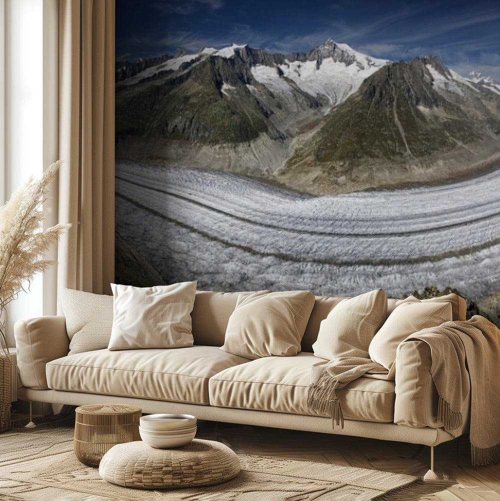 Ghiacciaio dell'Aletsch | Carta da Parati Fotografica