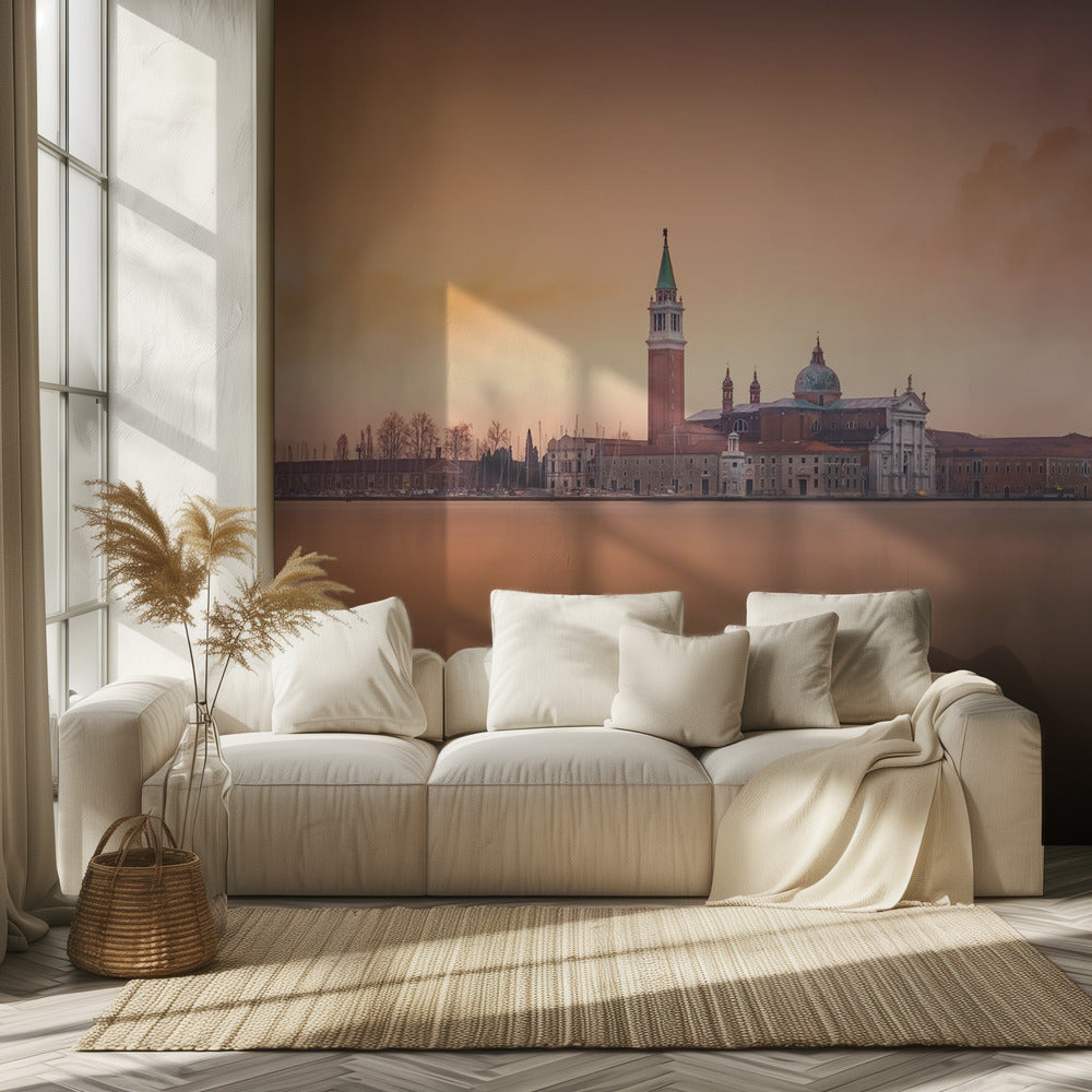 Venezia rosa soloppgang | Fototapet