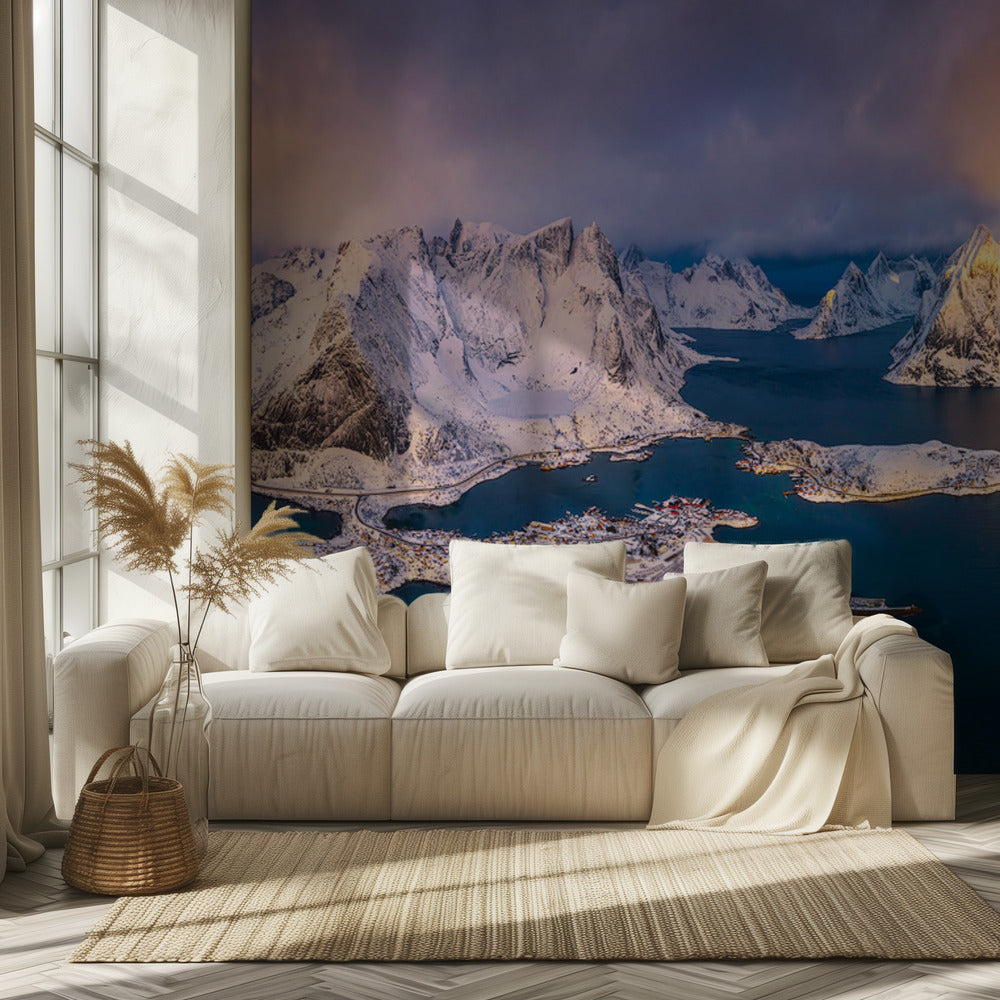 Buongiorno, Lofoten | Carta da Parati Fotografica