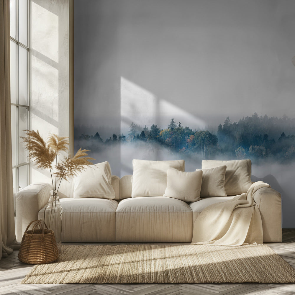 Sorpresa matutina brumosa | Papel Pintado Fotográfico