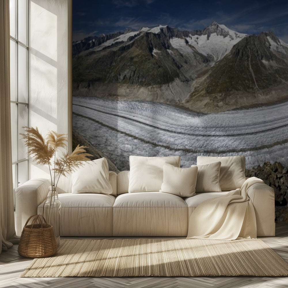 Ghiacciaio dell'Aletsch | Carta da Parati Fotografica