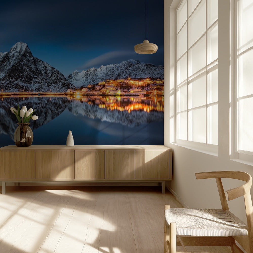 blå time | Fototapeter