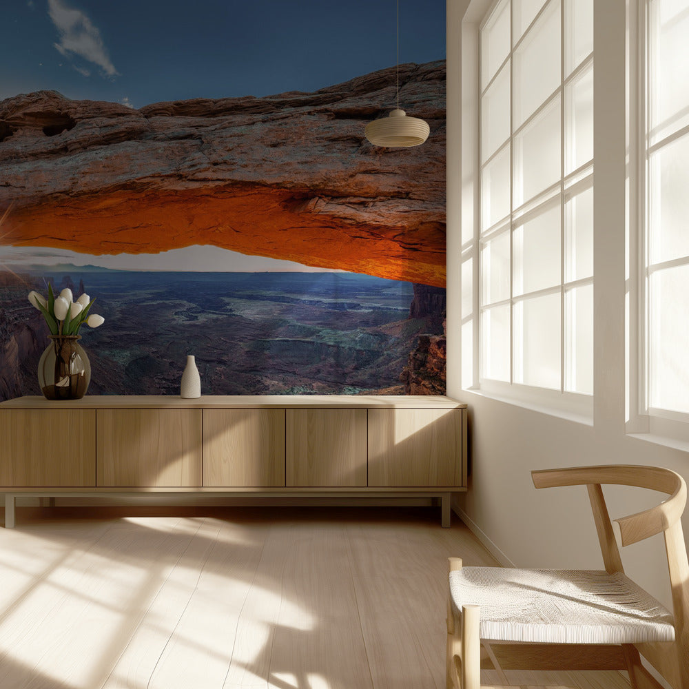 Soluppgång vid Mesa Arch | Fototapet