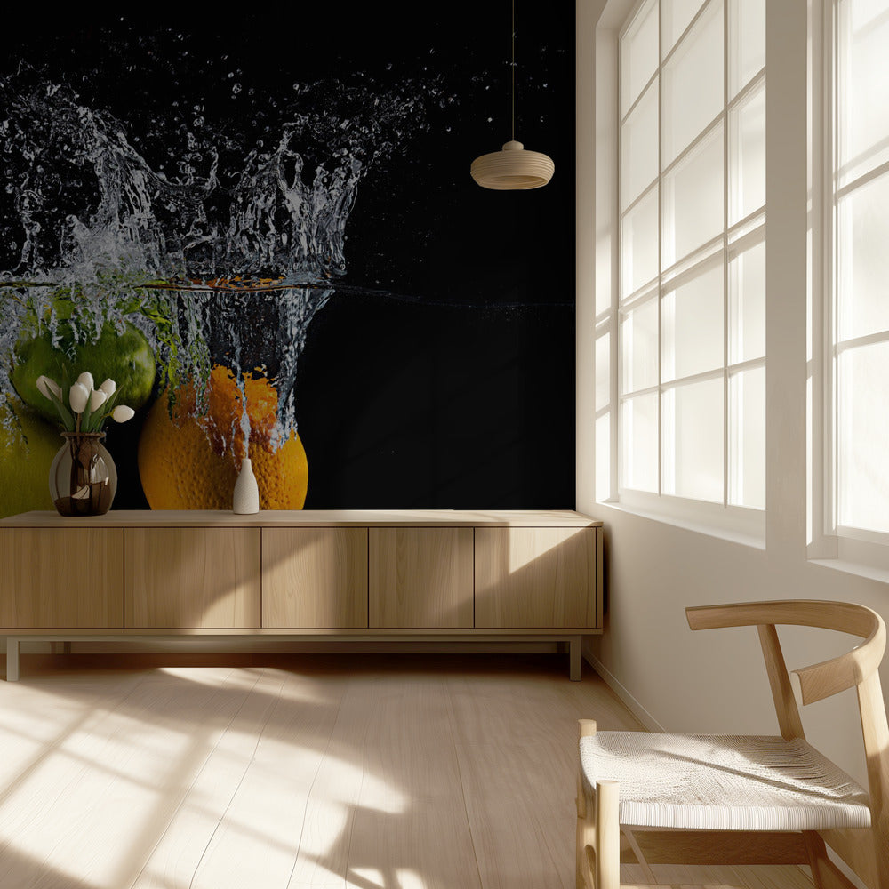 Citrus splash | Fotobehang