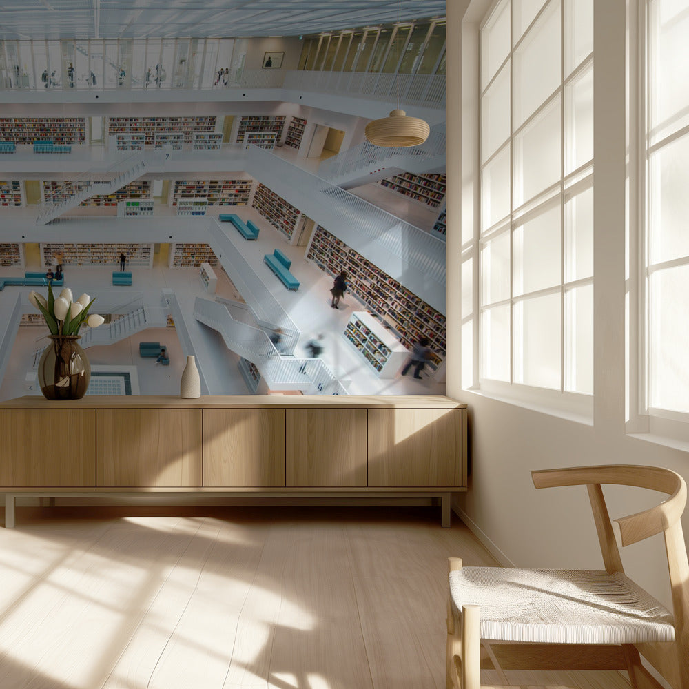 biblioteket i Stuttgart | Fototapeter