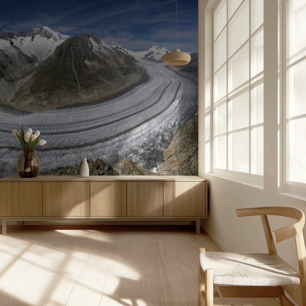 Ghiacciaio dell'Aletsch | Carta da Parati Fotografica