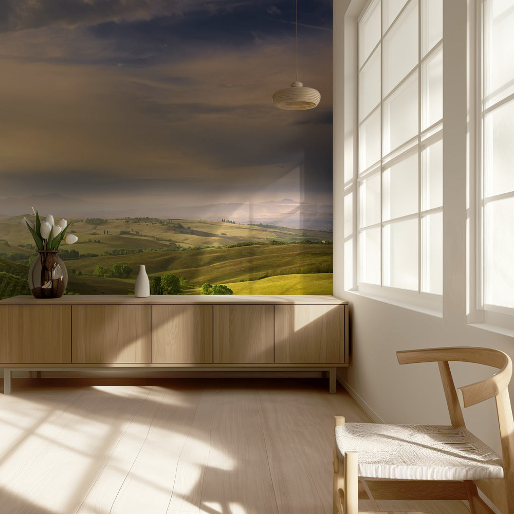 Lever de soleil du Podere Belvedere | Papier Peint Photo