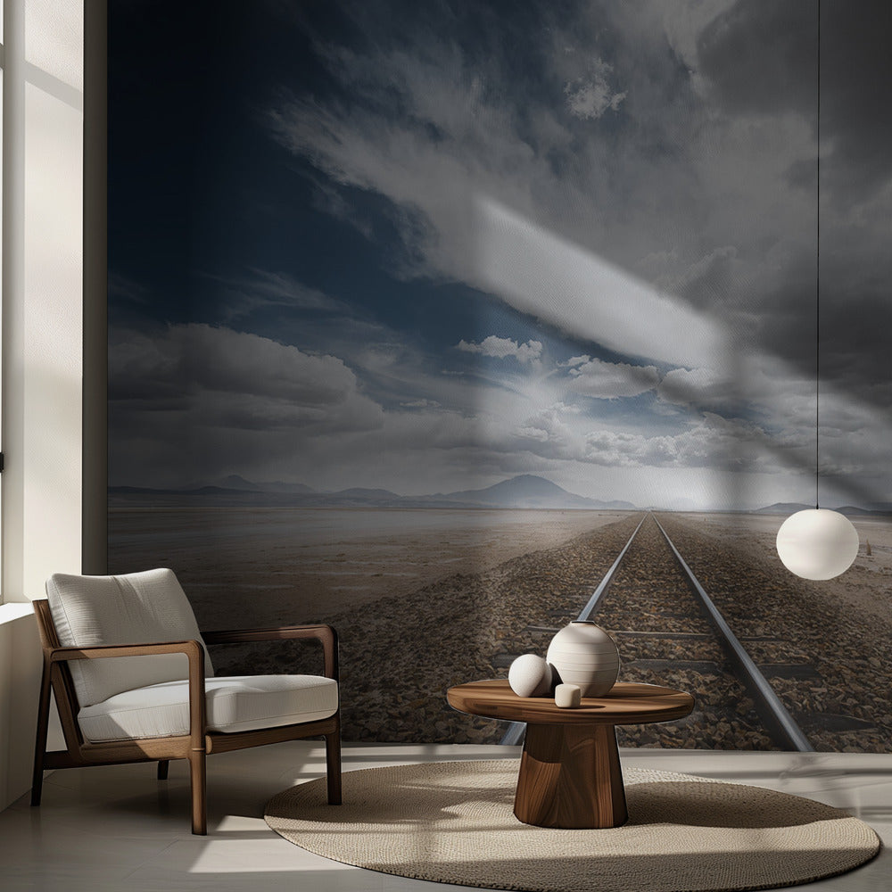le long chemin | Papier Peint Photo