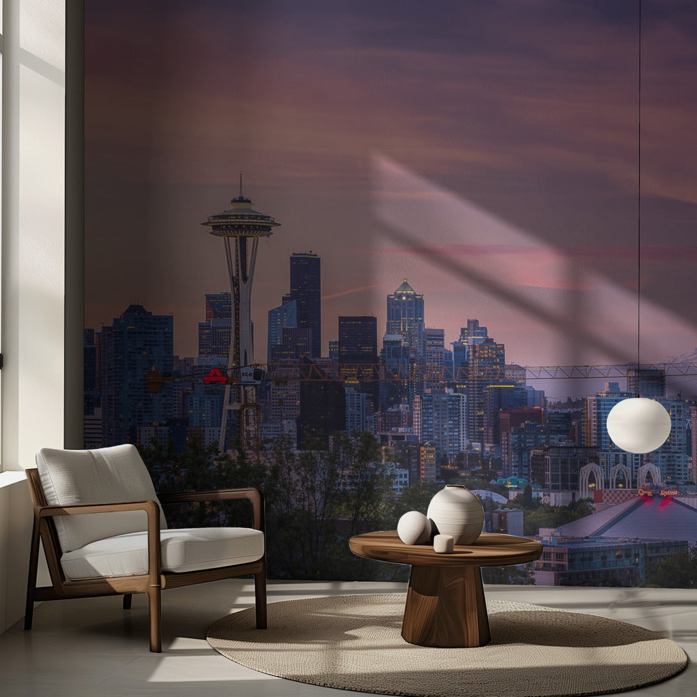 Buongiorno, Seattle! | Carta da Parati Fotografica