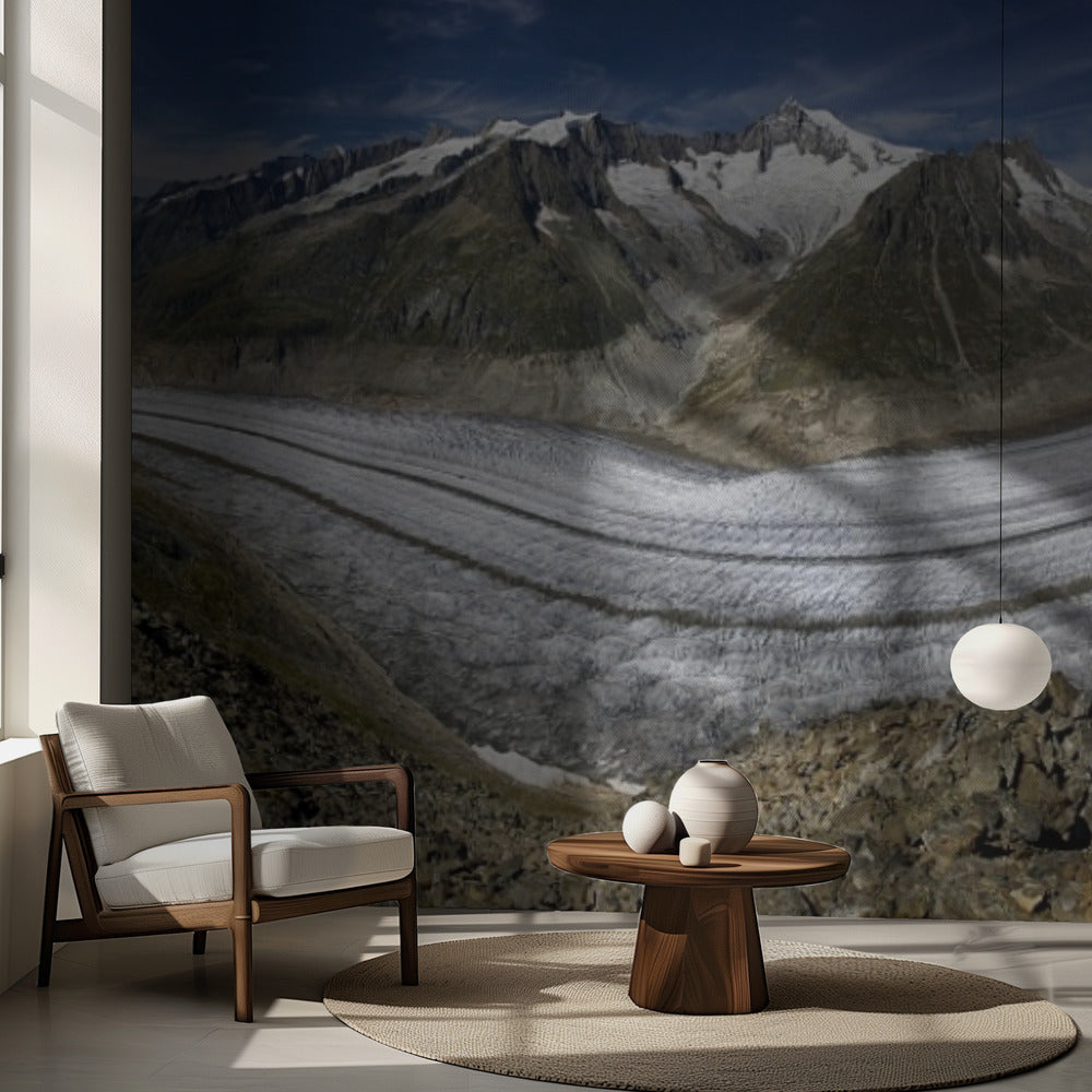 Ghiacciaio dell'Aletsch | Carta da Parati Fotografica