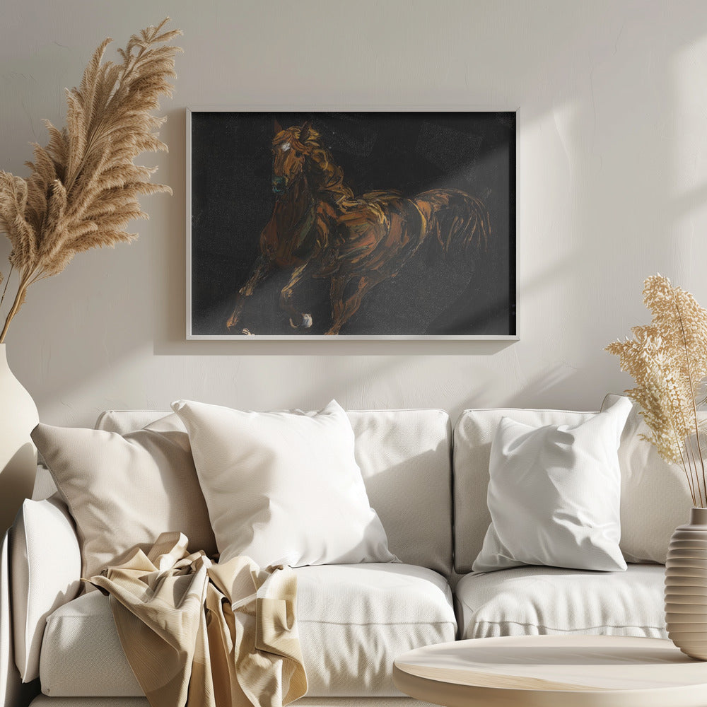 Ein braunes Pferd | Poster