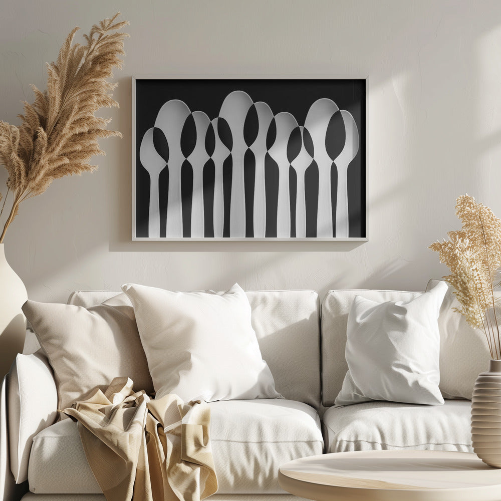 Cucchiai Abstract: Foresta | Poster - Stampe d’Arte