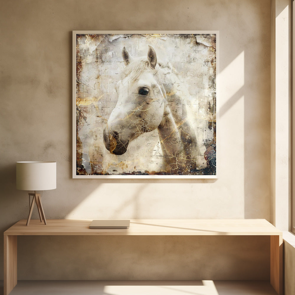 Horse Vintage Art Illustration 02 | Poster