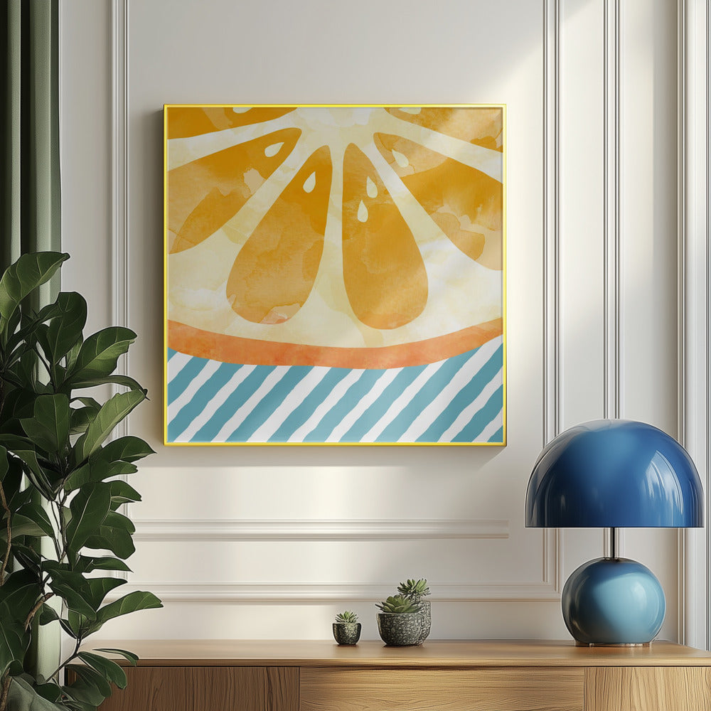 Abstracto naranja | Posters - Impresiones de Arte