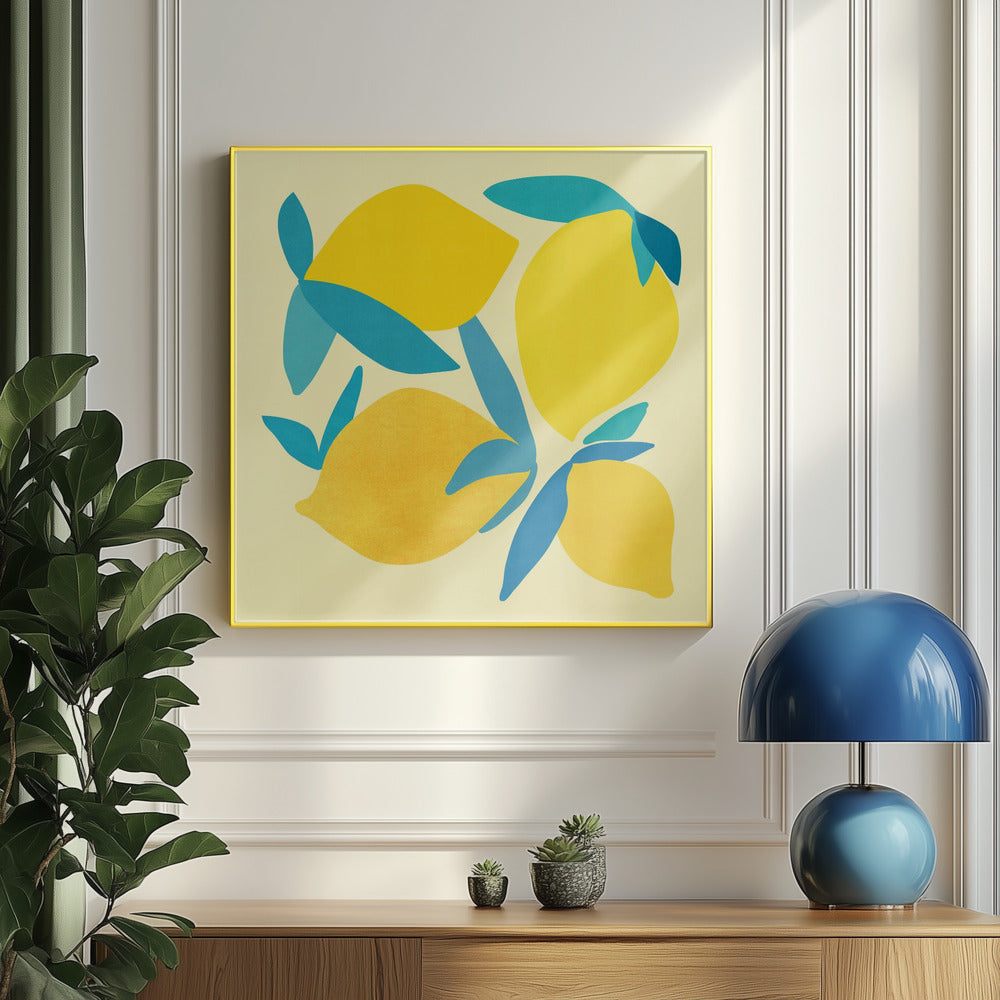 Zitronenformen 2 | Poster - Kunstdruck