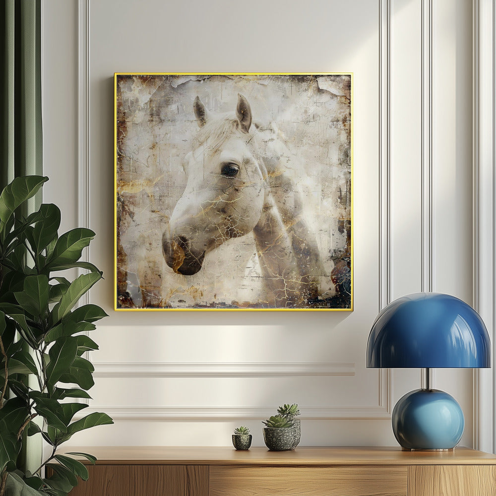 Horse Vintage Art Illustration 02 | Poster