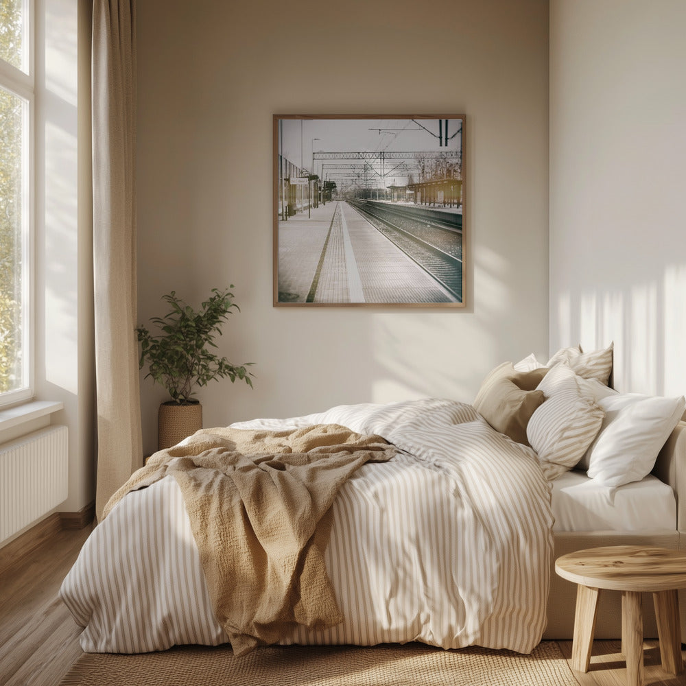 Bahnhof Zyrardow Polen Fotografie | Poster