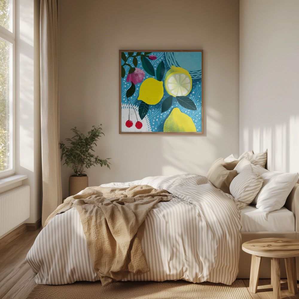 Lemon and Cherries | Poster