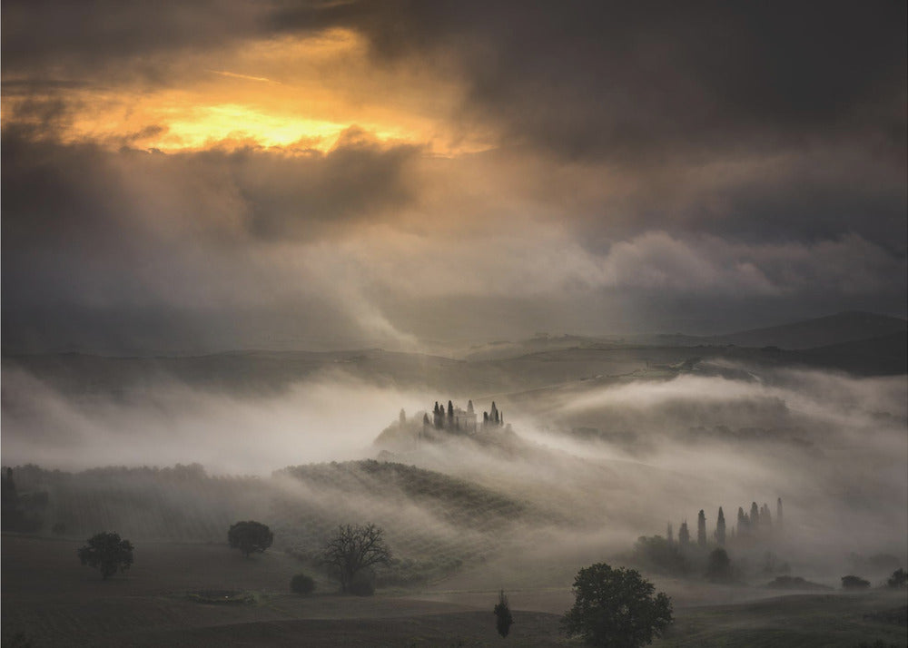 Vagues de brouillard | Papier Peint Photo