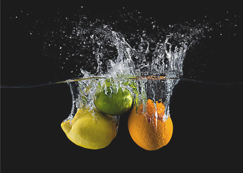 Citrus splash | Fotobehang