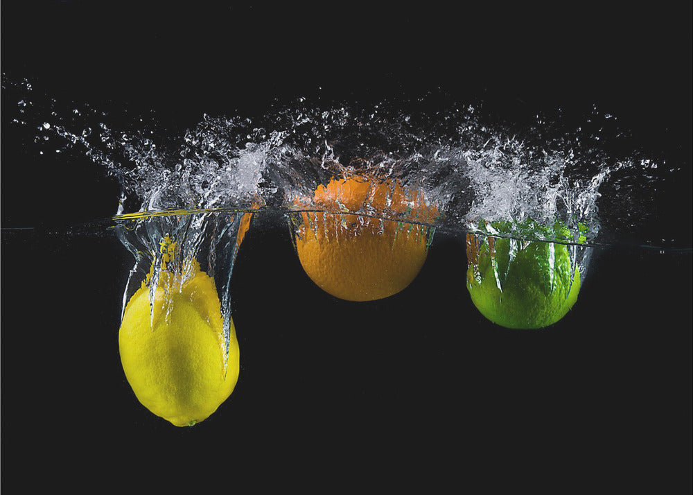 Splash triple agrumes | Papier Peint Photo