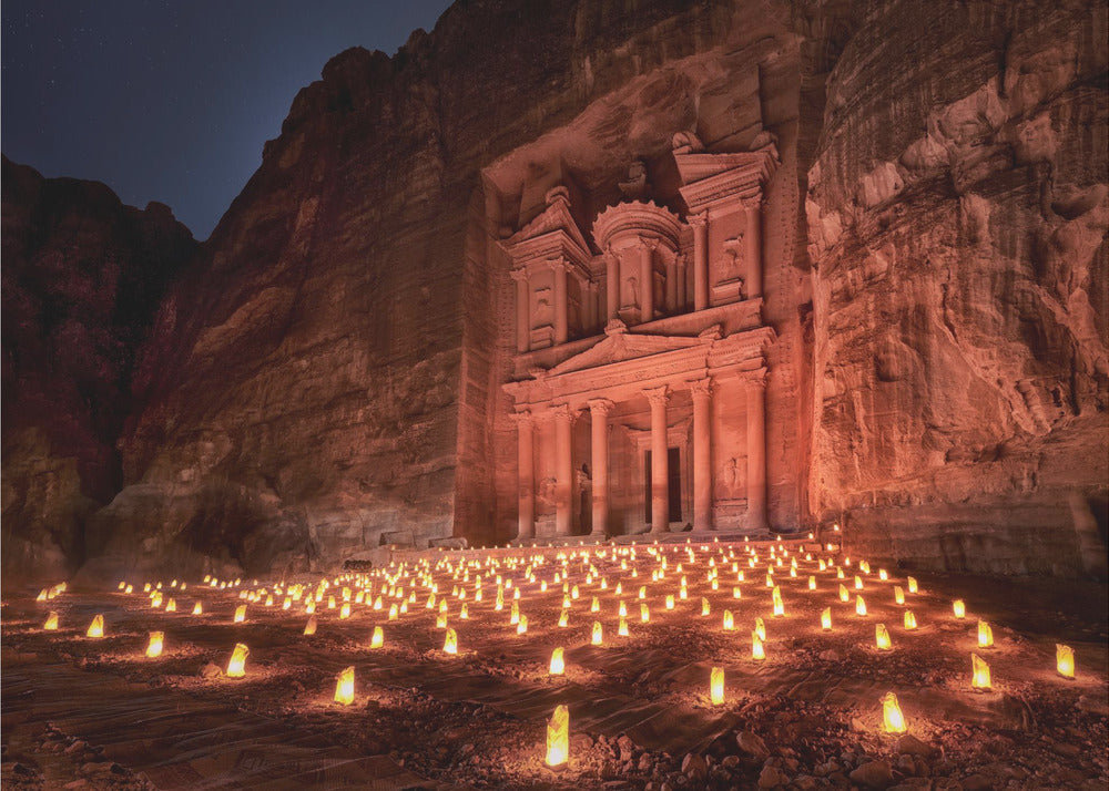 Petra di notte | Carta da Parati Fotografica