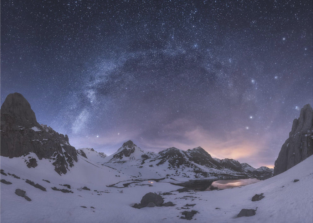 percorso invernale | Carta da Parati Fotografica