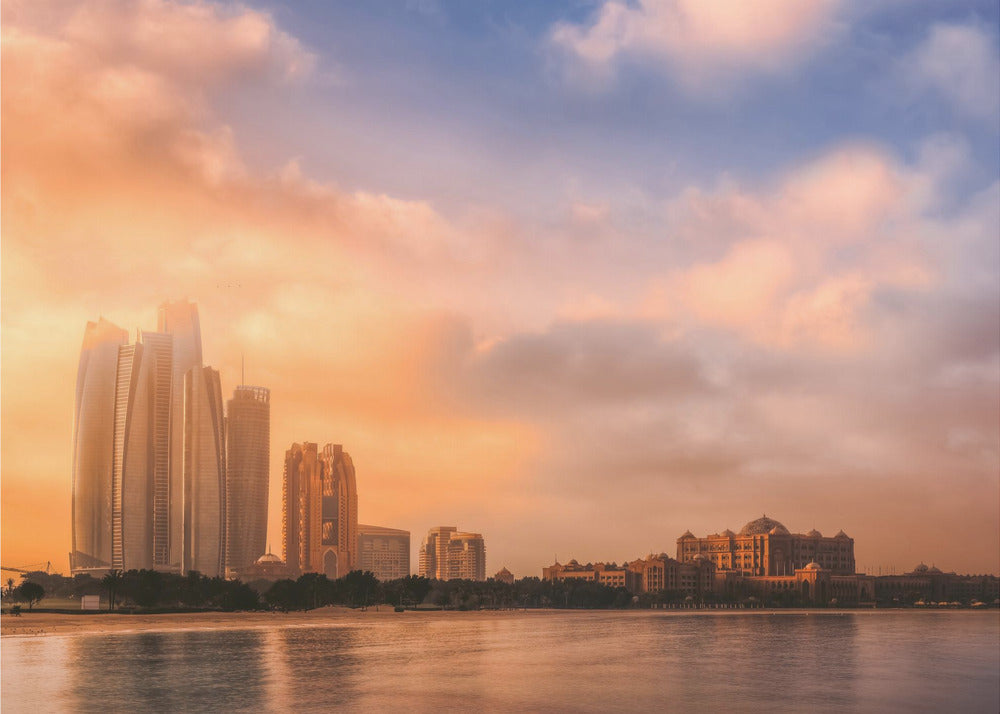 Etihad Towers & Emirates Palace, Abu Dhabi, UAE | Canvas
