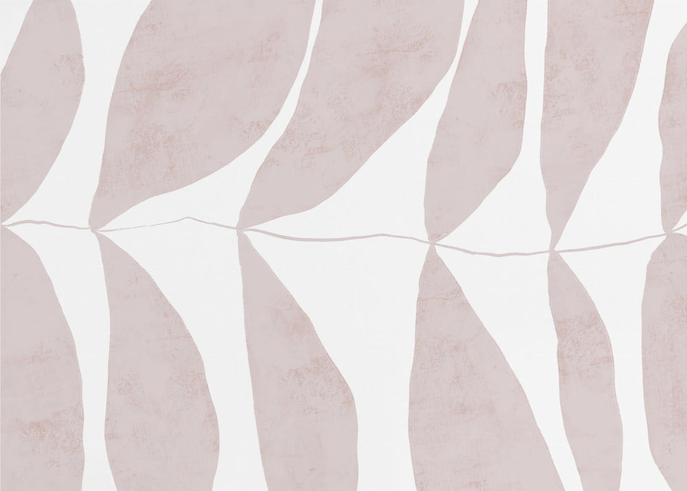 Motifs de feuilles dans des tons beiges doux | Papier Peint Photo