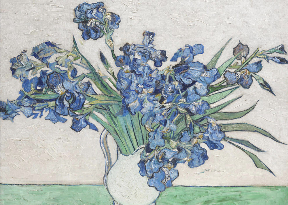 Vincent Van Gogh's Irises (1890). | Canvas