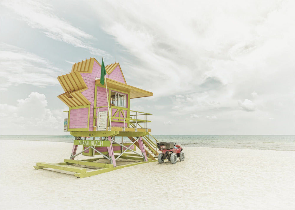 MIAMI BEACH Vintage Florida Flair | Canvasprints