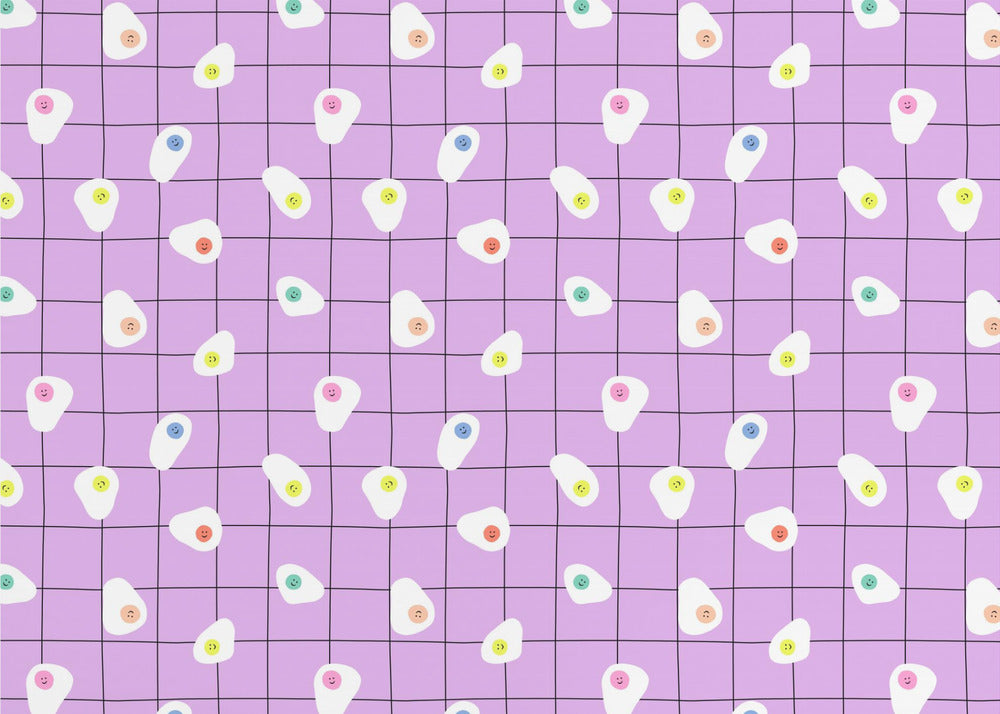 Fiesta de desayuno (diseño de patrón) | Papel Pintado Fotográfico