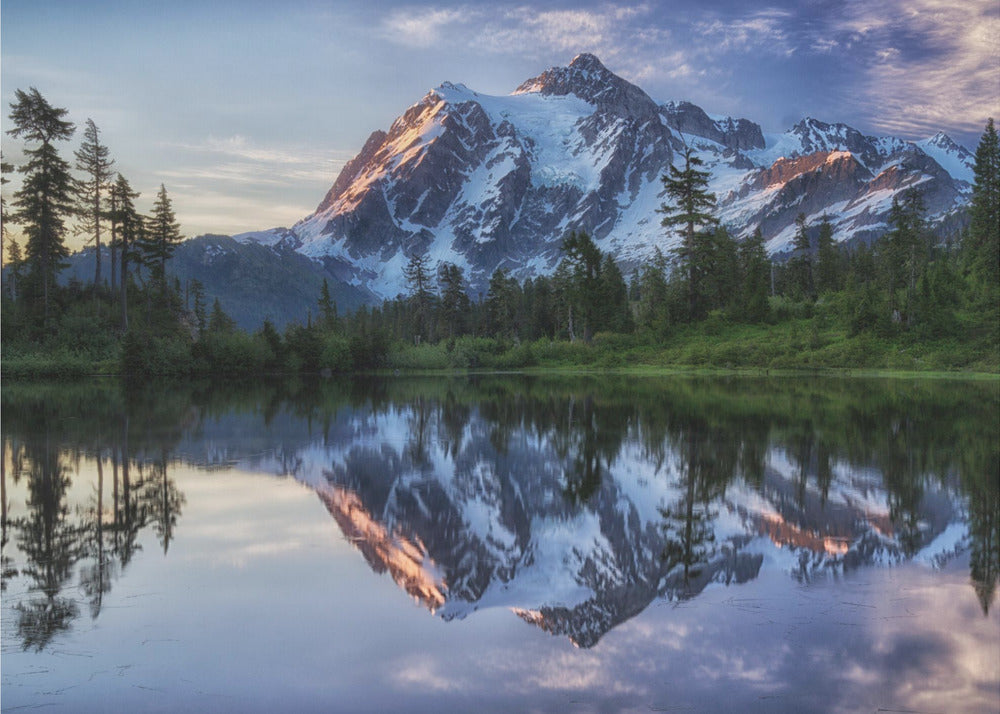 Auringonnousu Shuksan-vuorella | Julisteet - Taidevedokset