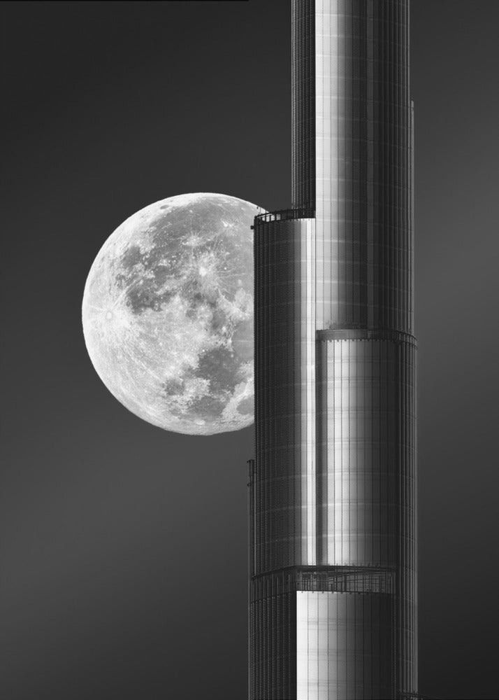 Superkuu Burj Khalifassa | Canvastaulut